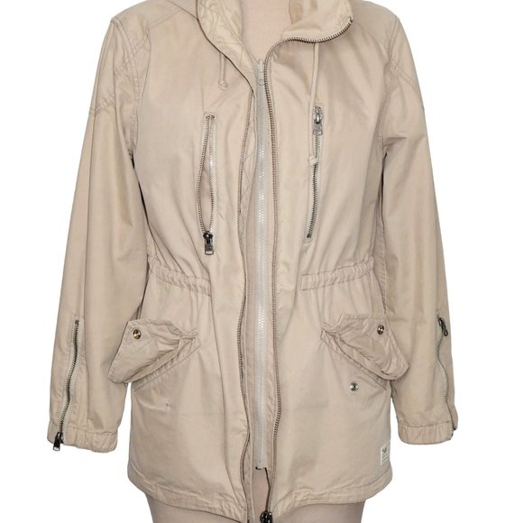 ARITZIA TNA  Khaki Military Style Jacket Size S - Picture 2 of 12